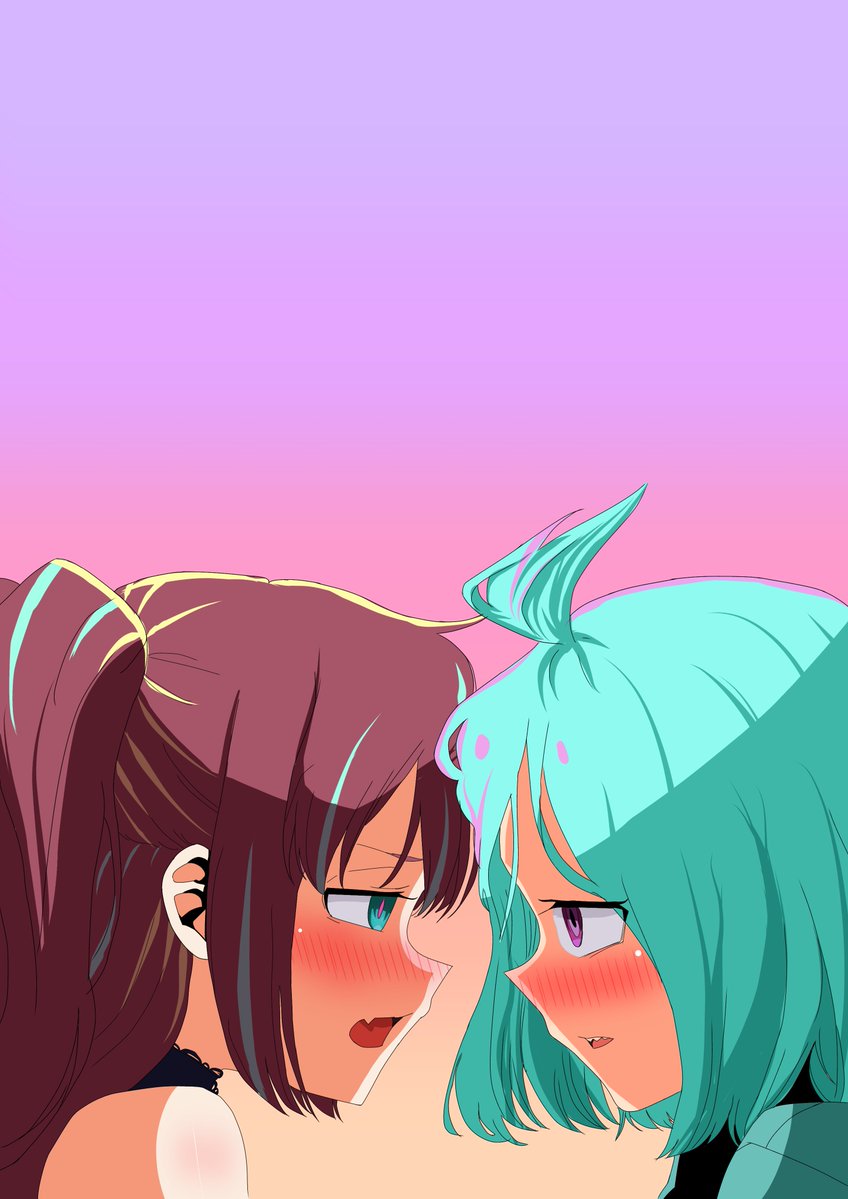 Otra pequeña escena de estás dos lesbianas (pinche ship todo hermoso lástima que no hemos tenido más de ellas para avanzar su relación) #MahouShoujoniAkogarete #MangaColoring #MahoAko #MahouShoujoNiAkogarete #MangaColoring  #AnimeColoring #魔法少女にあこがれて #AnimeColoring