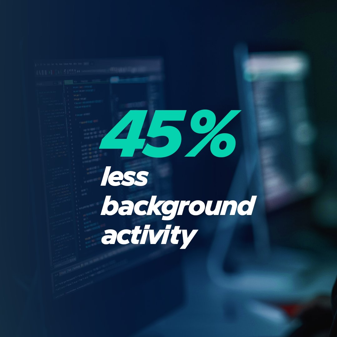 IntelBusiness's tweet photo. Want to boost power efficiency? @Riverbed's Aternity software—an #IntelvPro Certified App—reduces CPU background activity while providing greater insight into device health so teams can improve device management without sacrificing performance.