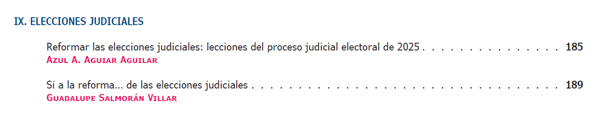 azulaguiar's tweet photo. ¿Quieren saber que sí debe cambiar con una #ReformaJudicial para no repetir el desastre de la #ElecciónJudicial 2025?
Próximamente les contamos, mi colega @gpe_salmoran y yo, qué sí se debe considerar 👇🏽 #EnCamino #NuevoLibro https://t.co/yVellNQB3E