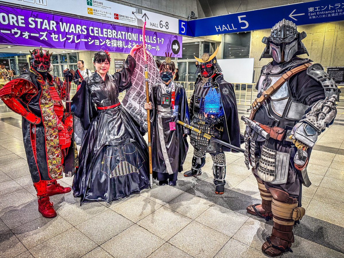 H2Japan's tweet photo. 【 The One year after SWCJ 】SWCJ Day-2
スターウォーズ和装
" Samurai STARWARS "
#SWCJ2025
#SWCL2027
#サムライスターウォーズ
#SamuraiSW
#スターウォーズセレブレーション
#starwarscelebration #SWCJ
@SW_Celebration https://t.co/8CuuU0tRap