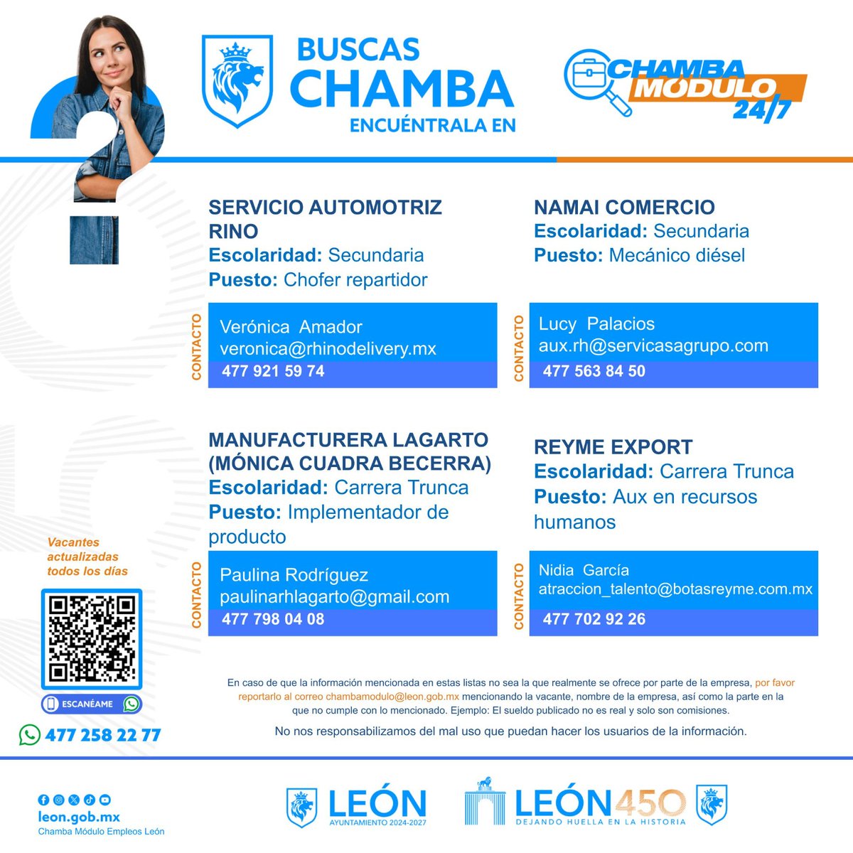 Chamba Módulo Empleos León tweet media