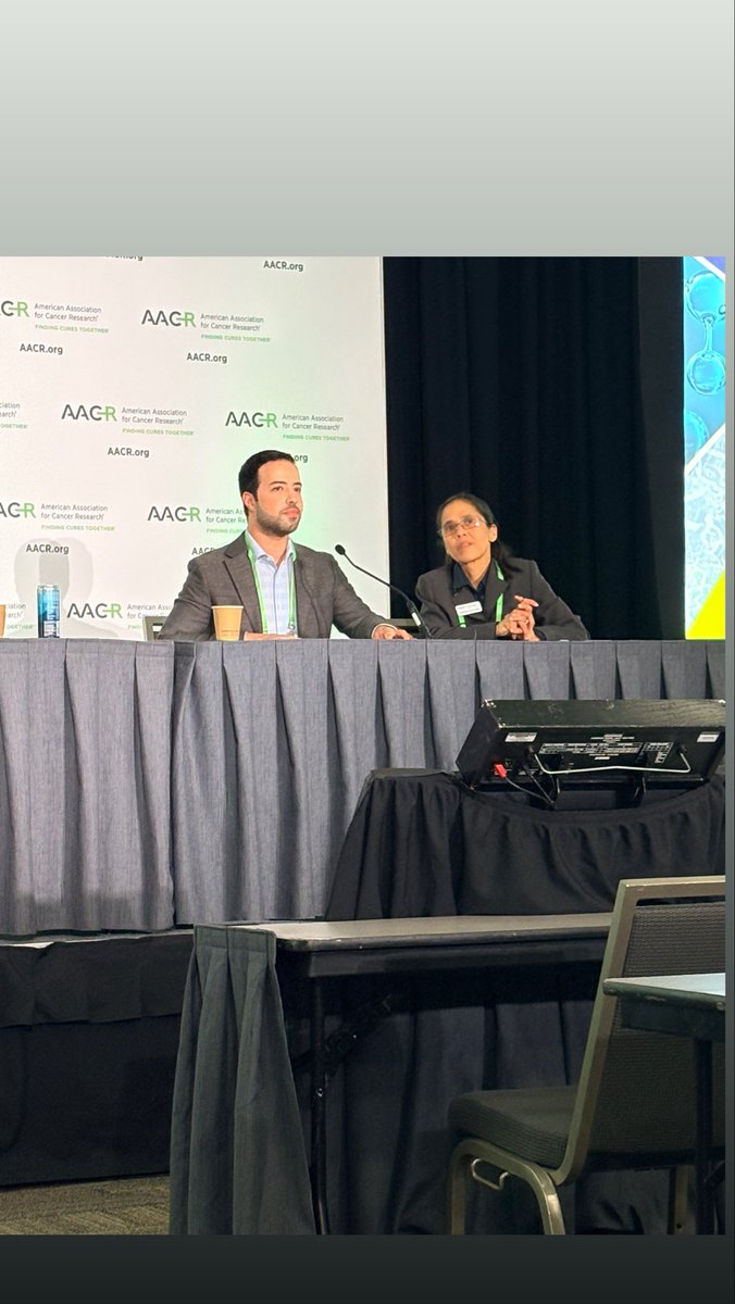 Adhamhalaoui1's tweet photo. It was a pleasure to serve as a moderator for the grant writing session at @AACR  2026 annual meeting. Sharing insights as a grant recipient, hearing tips from grant reviewers, and answering questions of current and future grant applicants. https://t.co/WFHl16ljjr