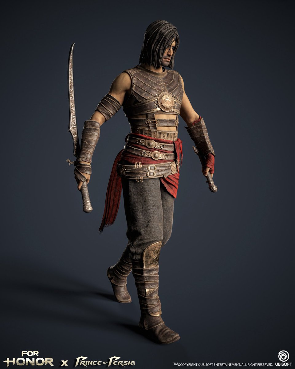 popuniversee's tweet image. Prince of Persia: Warrior Within – Prince model (For Honor)⚔️🔥

Model by Sébastien Heroux-Lefebvre, texture work by Annik Cherton.
#PrinceofPersia #Ubisoft
