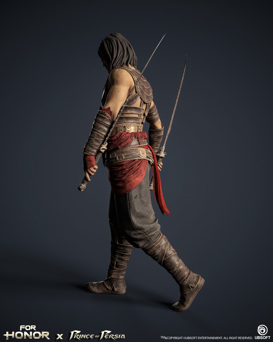 popuniversee's tweet image. Prince of Persia: Warrior Within – Prince model (For Honor)⚔️🔥

Model by Sébastien Heroux-Lefebvre, texture work by Annik Cherton.
#PrinceofPersia #Ubisoft