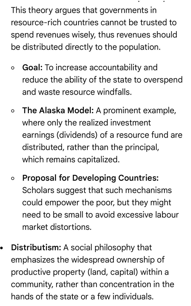 Eease11's tweet image. Direct Distribution Mechanisms (DDMs): that governments in resource-rich countries cannot be trusted to spend revenues wisely, thus revenues should be distributed directly to the population. #Canada like #Norway must follow this model for the betterment of its citizens