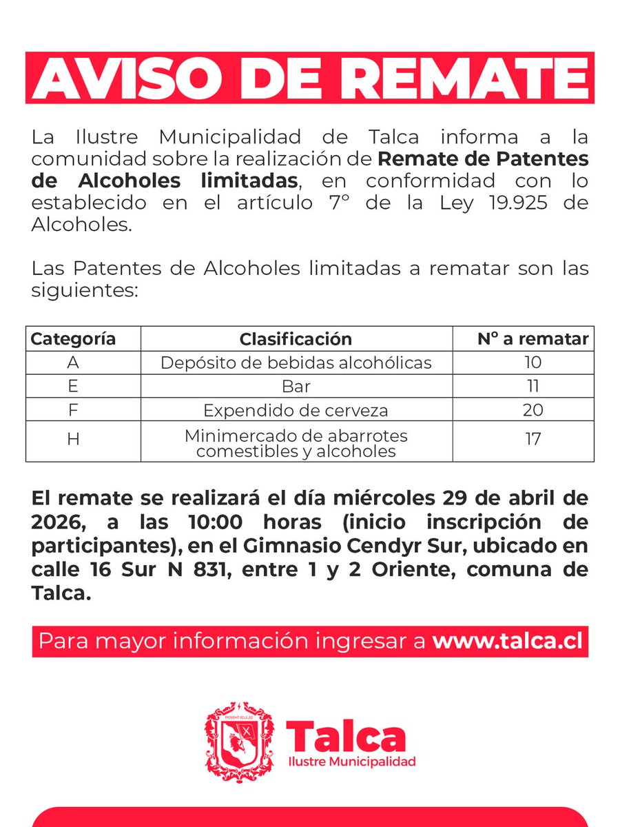 Municipalidad Talca tweet media