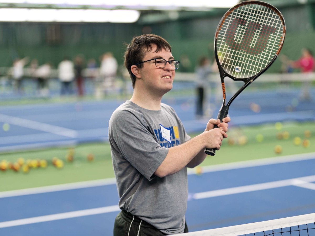BuddyUpforLife's tweet photo. It's #TennisTuesday 🎾 Our Athletes, Buddies and Coaches "love" having fun on the courts!

Visit the link in bio to participate or volunteer at a Buddy Up Tennis chapter near you! 💙💛

#BuddyUpforLife #ExpectMore #DSAwareness #DownSyndromeAwareness #Tennis https://t.co/onUKsGPzgK