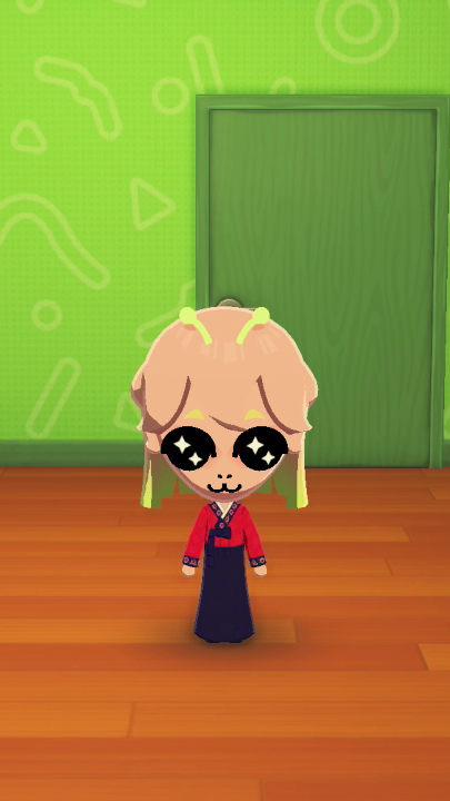 My daughter decided she wanted to have an alien on her island, so she made Unni #TomodachiLife