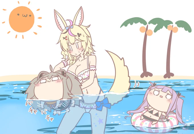 #なんの脈絡もなく水着イラストを再掲して最近フォローしてくれたフォロワーを怖がらせましょう