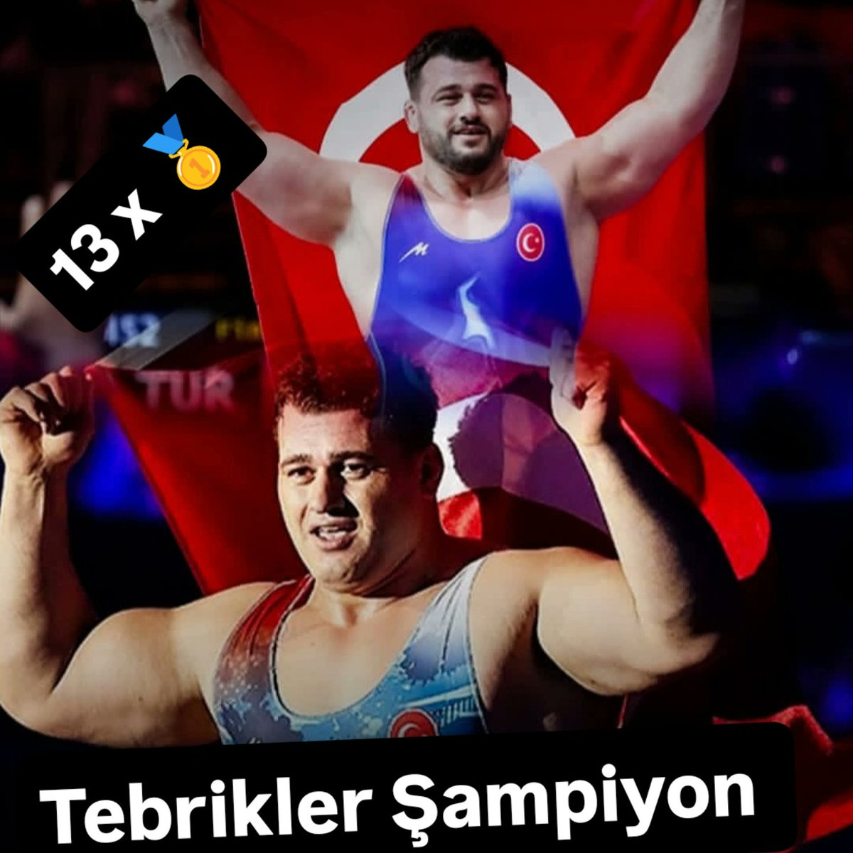 asyatesisleri's tweet photo. Tebrikler Şampiyon...
Tebrikler Dağların aslanı...
Maşaallah...

Milli sporcu Rıza Kayaalp, Avrupa güreş şampiyonalarında 13'üncü altın madalyasını kazanarak rekor kırdı.  🇹🇷 https://t.co/FE1Shz2U1L
