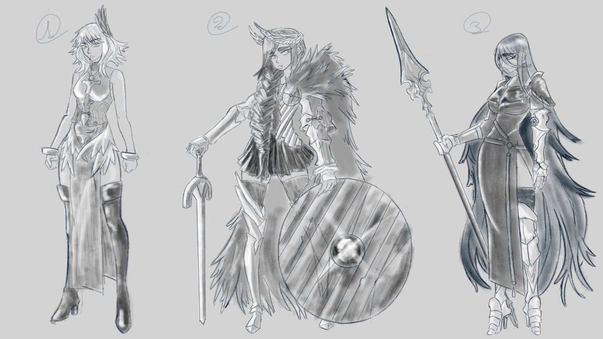 Luftberg's tweet photo. 96/100

Hi for today more concept art/characters designs (｡◕‿◕｡) 
I'm happy with how some look it was a blast and great fun (★≧▽^))★☆

#art #digitalart #charadesign #characterdesign #conceptart https://t.co/YKeGnnmOH0