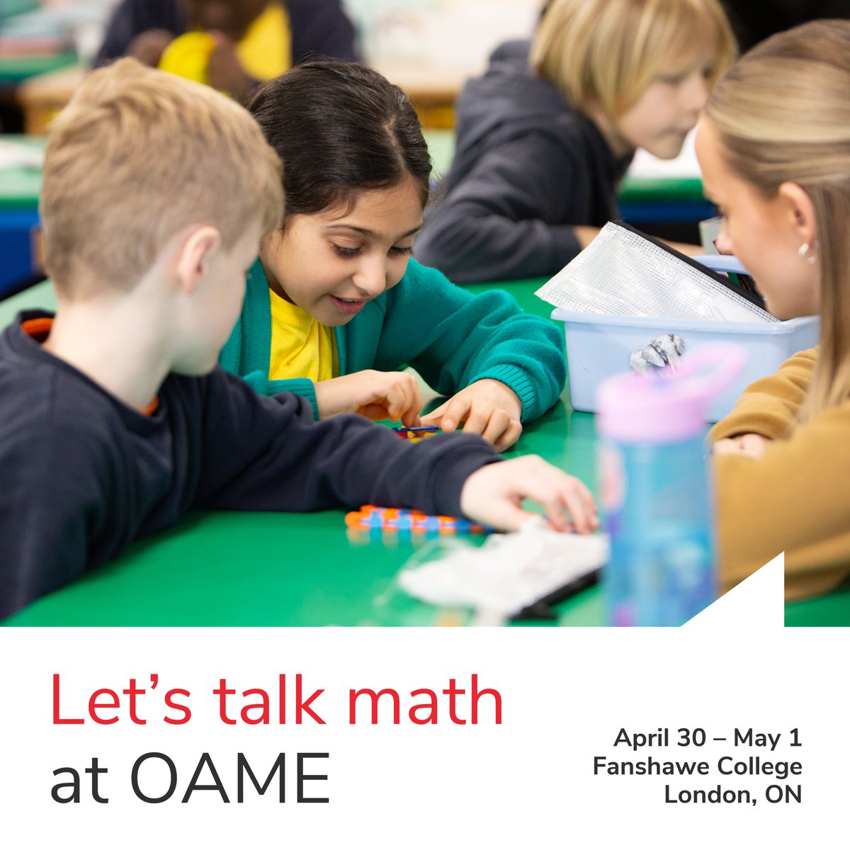 math_noproblem's tweet photo. We are so excited to be at OAME this year! Come by our stand and meet Julie and Robin from the Math — No Problem! team 🤗

#OAME2026 #CanadianTeachers https://t.co/f7x7SRy0u5