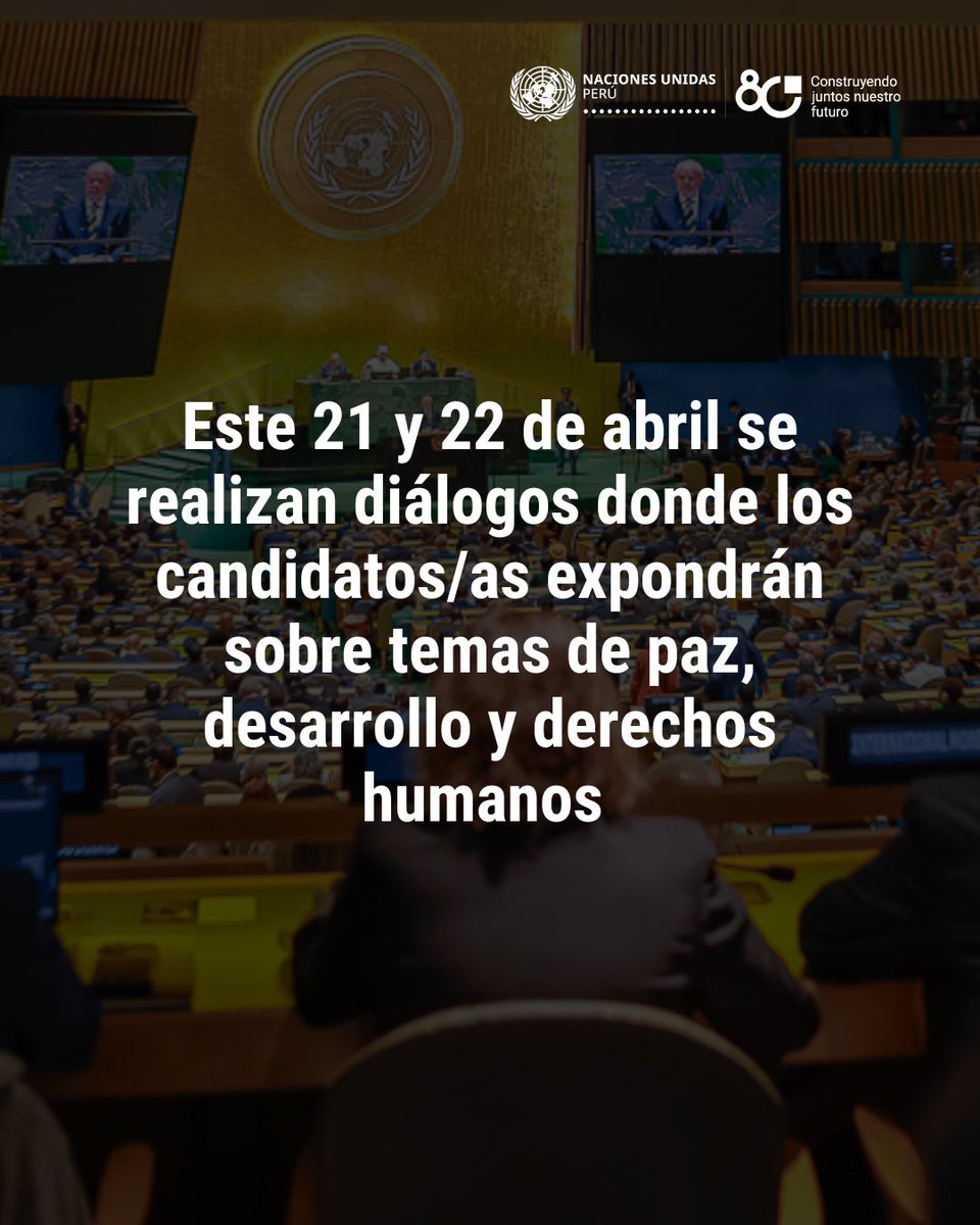 Naciones Unidas Perú tweet media