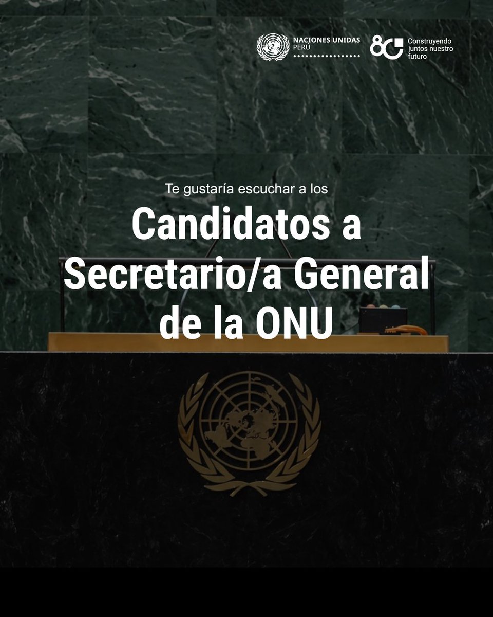 Naciones Unidas Perú tweet media