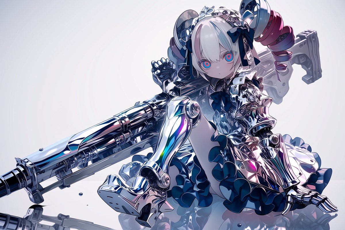 Fulvia1963HF's tweet image. Metal Girl

この武器綺麗でしょう？

#AIイラスト
#Metal
#メカ娘