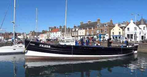 tourscotland's tweet image. As requested Tour #Scotland travel video Blog of the Reaper leaving the Inner harbour on #ancestry, #genealogy, #history visit and trip to #Anstruther, #East #Neuk of #Fife. A restored historic Fifie herring drifter first registered at Fraserburgh in 1902 tour-scotland-photographs.blogspot.com/2015/07/tour-s…