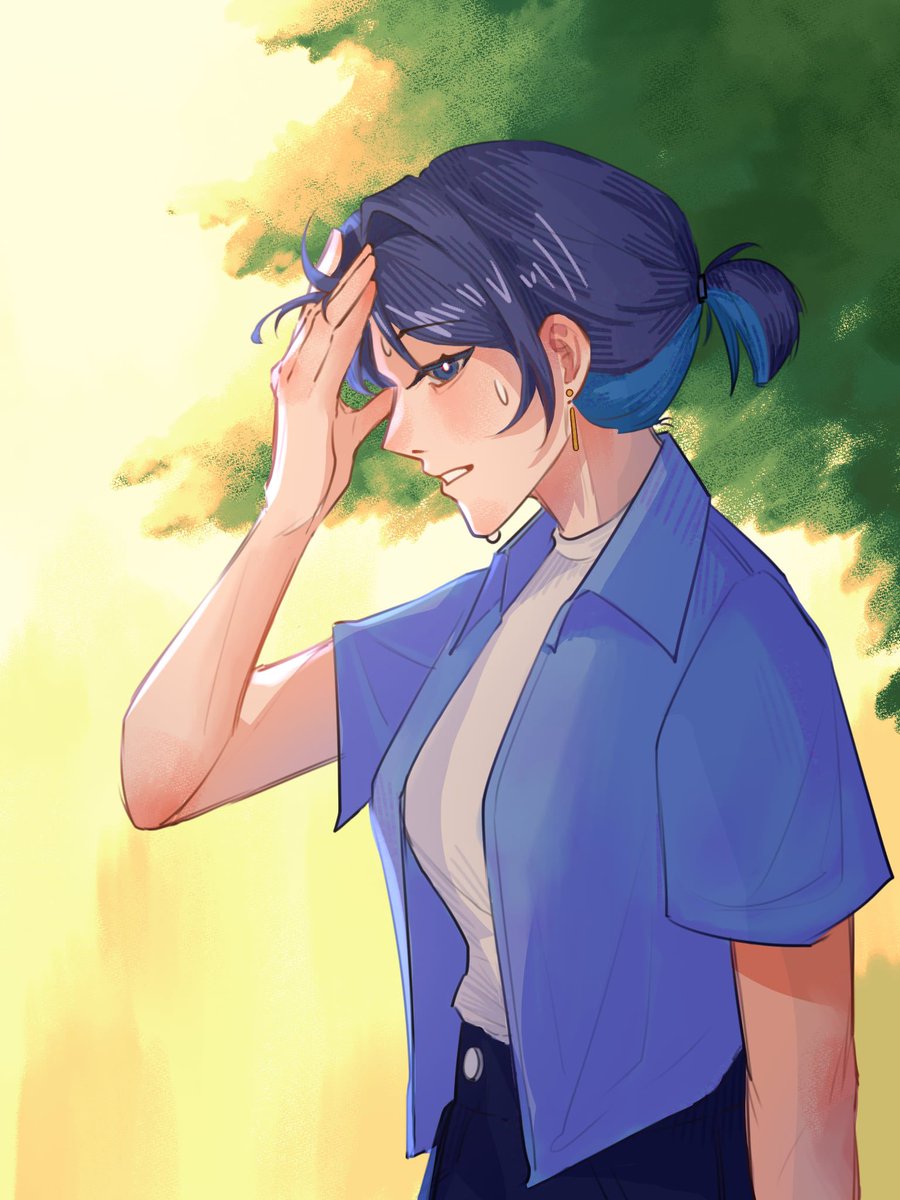 imwhatnyou's tweet image. it’s getting hot these day
#kronillust