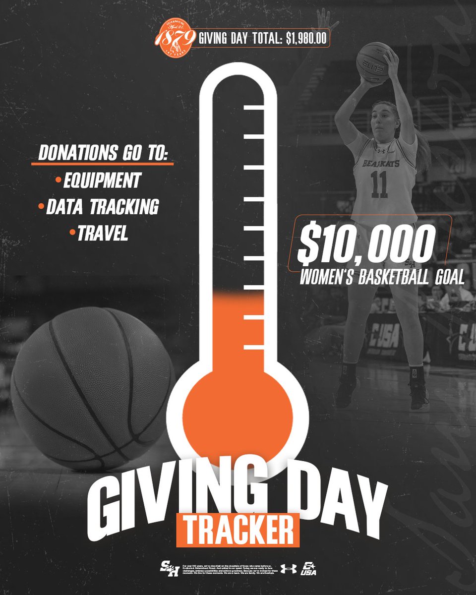 Bearkats_WBB's tweet photo. 24 hours left and we’re almost 20% to our goal. Let’s keep it going, Bearkat Nation. Every bit of support counts.

#EatEmUpKats #shsugivingday #shsugiving https://t.co/574uRVpcPD
