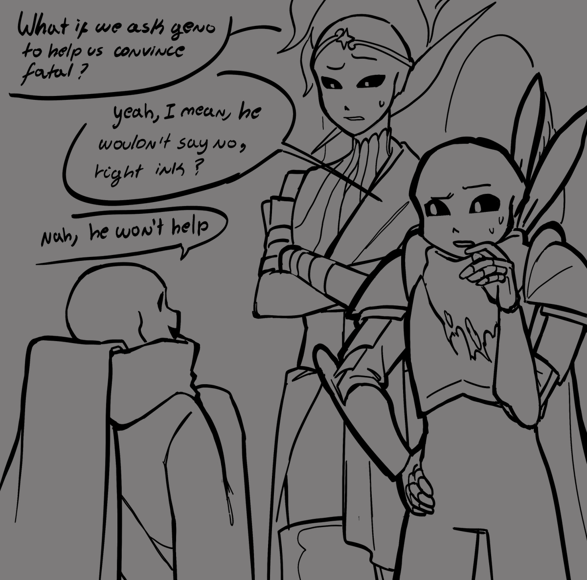 pavomiau's tweet image. why is he so stupid
#utmv #inksans #afterdeath (ignore dream's design, i'm making an au)
(1/2)