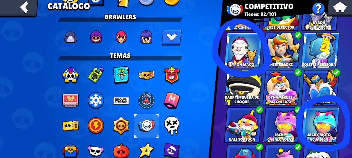 jbeltranleon19's tweet image. #brawlstars #supercell
@CandyNoticias @BrawlNetworkX @Soba_44  @BrawlSource @BrawlNews_PT 
Question:
Should I buy the first Ranked skins now, or will they be available in Juju's shop? Because the first Ranked skins are exclusive, and I unlocked the purchase option a while ago.