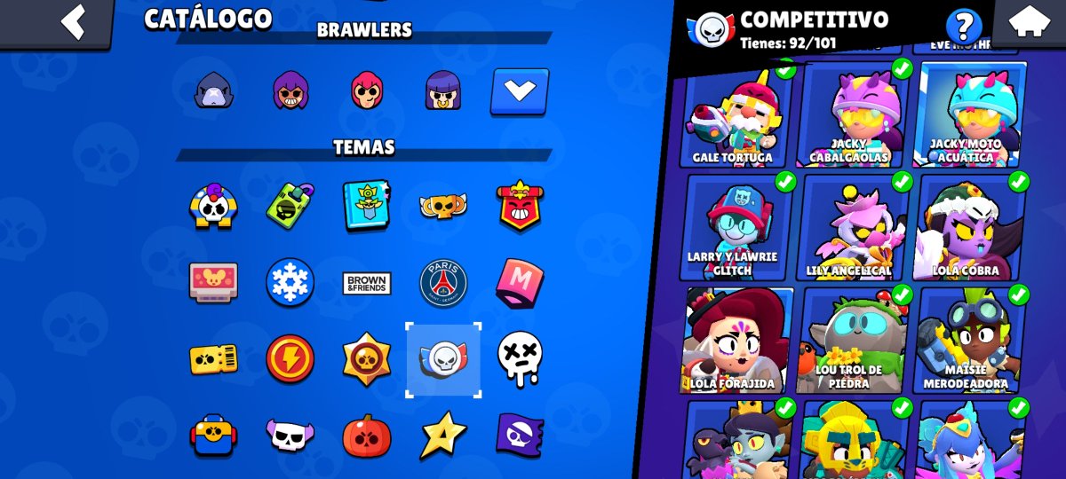jbeltranleon19's tweet image. #brawlstars #supercell
@CandyNoticias @BrawlNetworkX @Soba_44  @BrawlSource @BrawlNews_PT 
Question:
Should I buy the first Ranked skins now, or will they be available in Juju's shop? Because the first Ranked skins are exclusive, and I unlocked the purchase option a while ago.