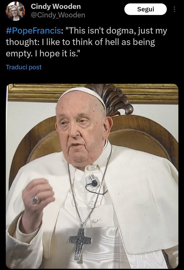 cuando dijo esto pensé qué está diciendo este tipo después cuando murió me di cuenta de que era un concepto teológico avanzadísimo para que alguien como yo lo entendiera