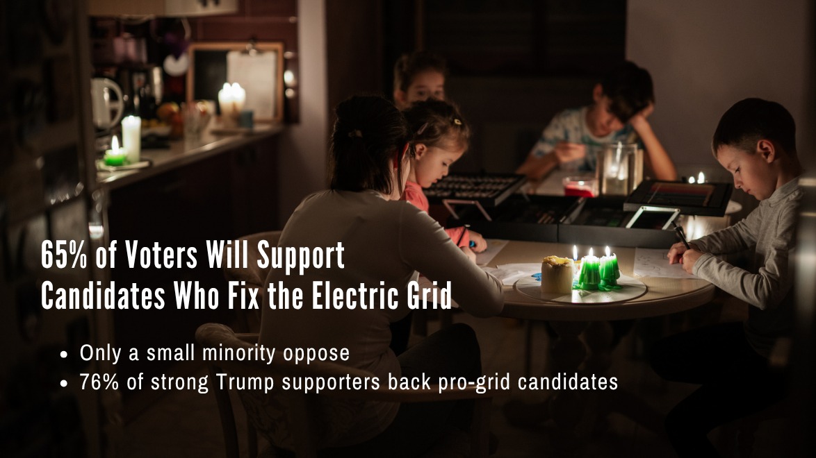 PowerWVNow's tweet photo. 65% of West Virginia's voters say they will support candidates who fix the grid.

Many West Virginians see 4+ outages a year. 15+ hours w/o power. Voters are done waiting.

See what voters are saying.