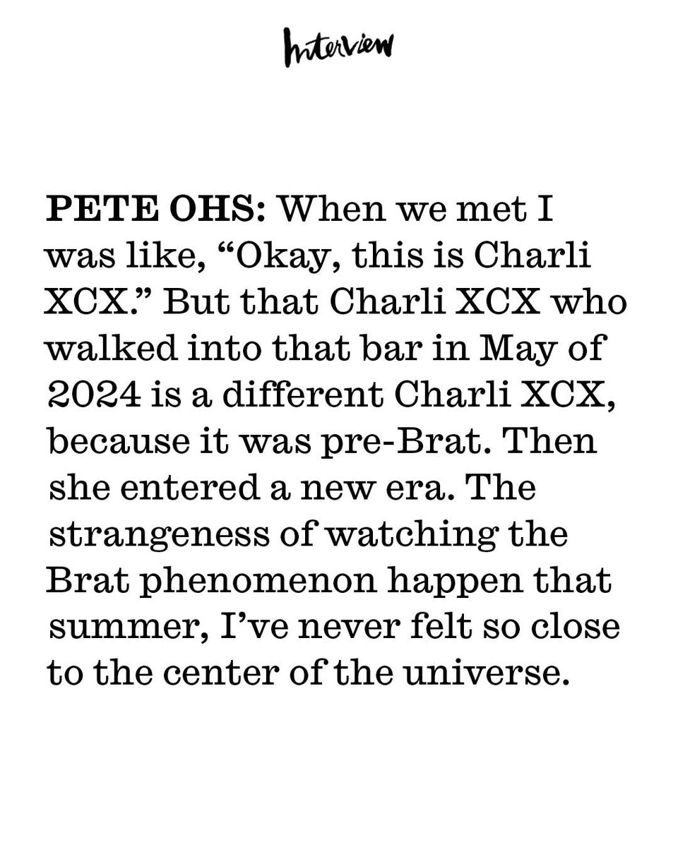 Interview Magazine tweet media