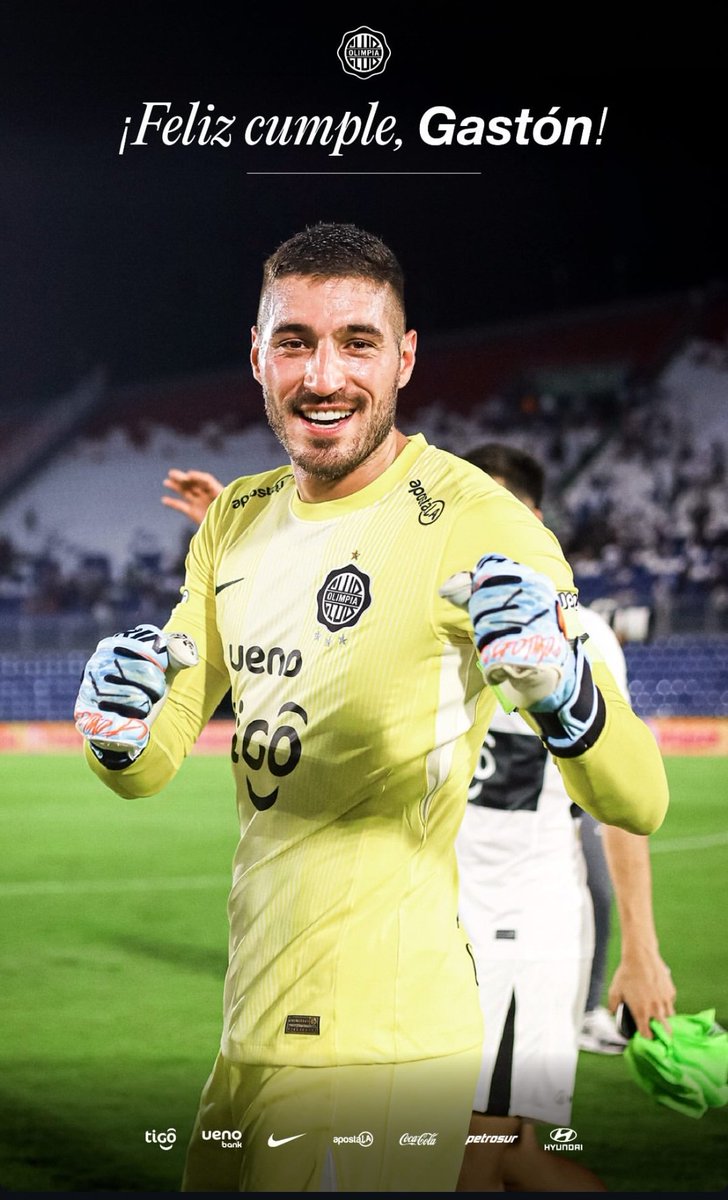 ¡Feliz cumpleaños a Gastón Olveira!

Hoy celebramos el cumpleaños del mejor arquero del fútbol paraguayo, Gastón Olveira.

Su dedicación y talento en el campo lo han convertido en un ícono del deporte.