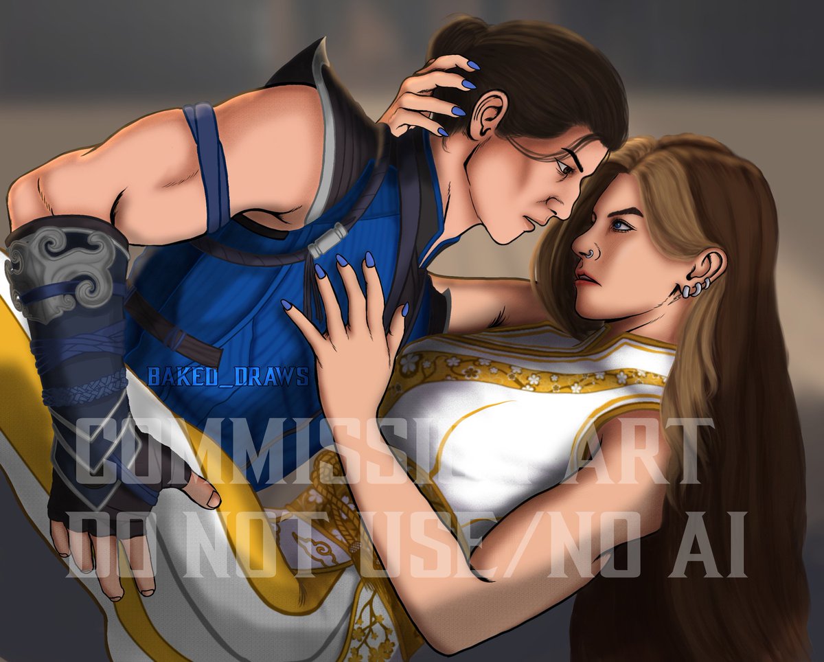 Baked_draws's tweet image. Thank you for commissioning me @IceandFury 
Bi-han x Electra (Oc) 
-------
Commission Art DO NOT USE 
DO NOT edit with Ai
------
#mortalkombat #subzero #Bihan #Ocxcanon #OC