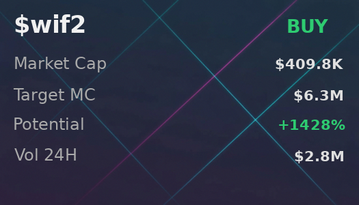 kals232's tweet image. 🧠 ran 9tCjcZFwaqMFSFkiYDRAGd3kxChxVguHDCREb6eSpump through @iScanLive — $wif2 going to $6.3M, buy rec  

 #Solana #Memecoin #Crypto #Degen #PumpFun #AlphaCalls #SolanaMemeCoin