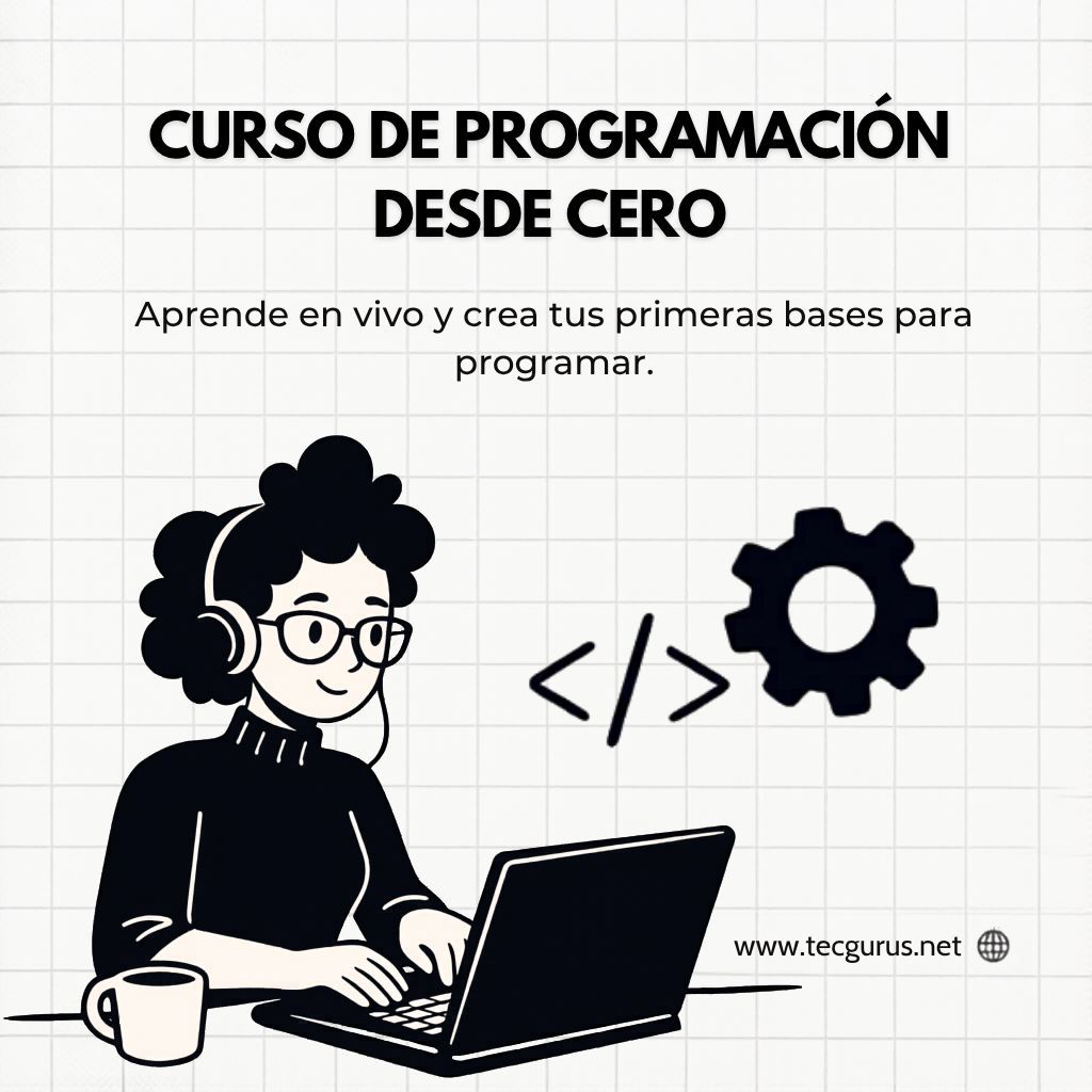tecgurusnet's tweet photo. ✨ Dar tu primer paso en tecnología puede ser más fácil de lo que imaginas.
Aprende desde cero en un curso práctico, en línea y en vivo, ideal para principiantes.
Comenta “QUIERO” y activa tu beca exclusiva.

#SoyGuru #CursoDeProgramacion #MundoTech https://t.co/UQx1C89rXu