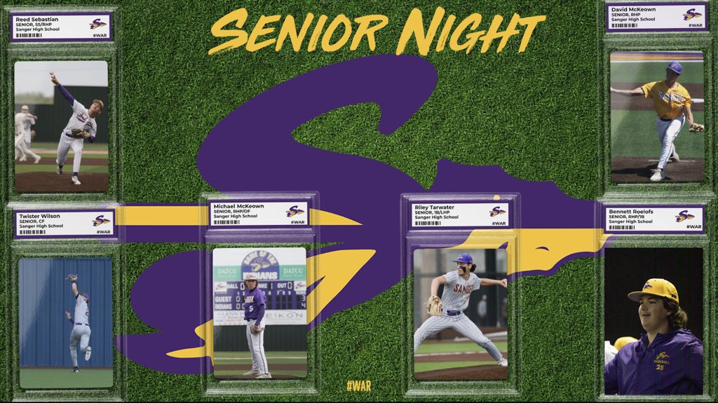 SangerIndiansBB's tweet photo. Senior Night vs Gainesville @6pm Senior Night festivities begin approximately 10 minutes after the game. #WAR https://t.co/iFgJNLTVG7