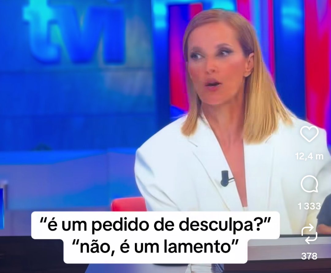Esta mulher recusa-se a pedir desculpa à miúda que foi violada... Lamenta não ter escolhido outras palavras. Esta pessoa jamais devia voltar a ter 1 minuto de tempo de antena. É miserável este grau de narcisismo.