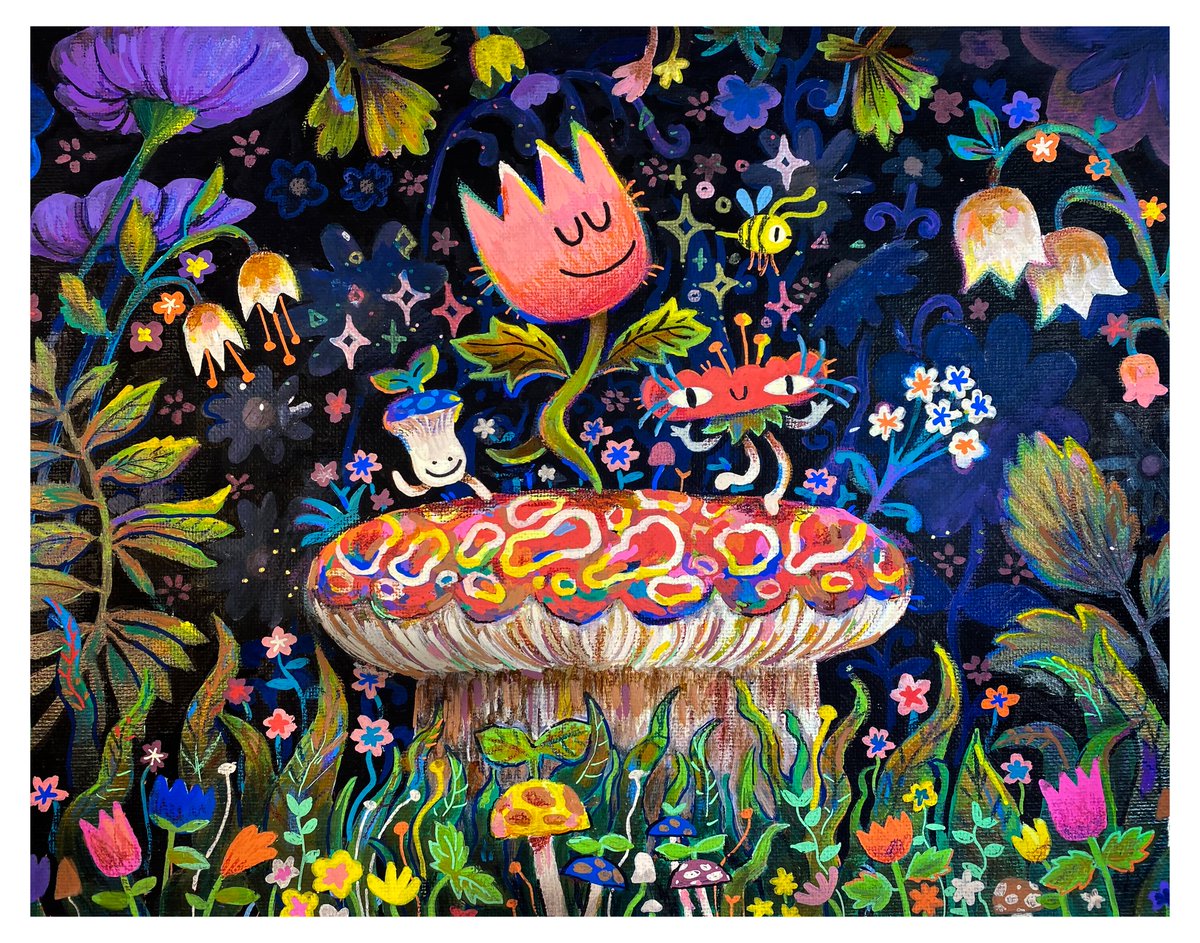 whimsical forest friends 🍄🌱