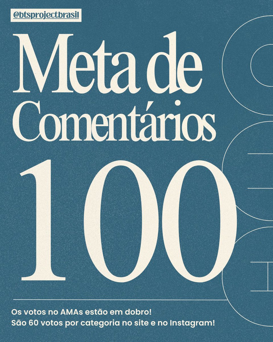 MUTIRÃO NO AMAs iniciado!

VOTEM COM O MÁXIMO DE CONTAS!!

META DE COMENTÁRIOS

USEM: 
BARMY VOTE NO AMAs
#BARMYVoteNoAMAs

Site: vote.theamas.com