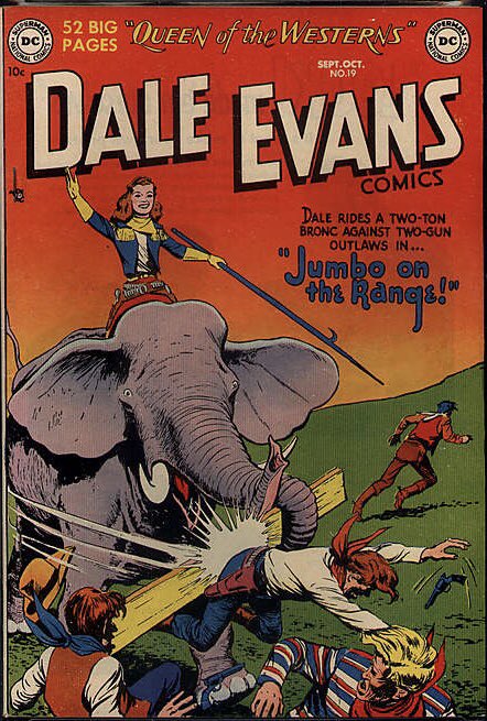 BrianWPrescott's tweet image. #78 in my series of #Elephants in Comics.🐘 #DaleEvans No. 19 🐴 #DCUniverse 💫