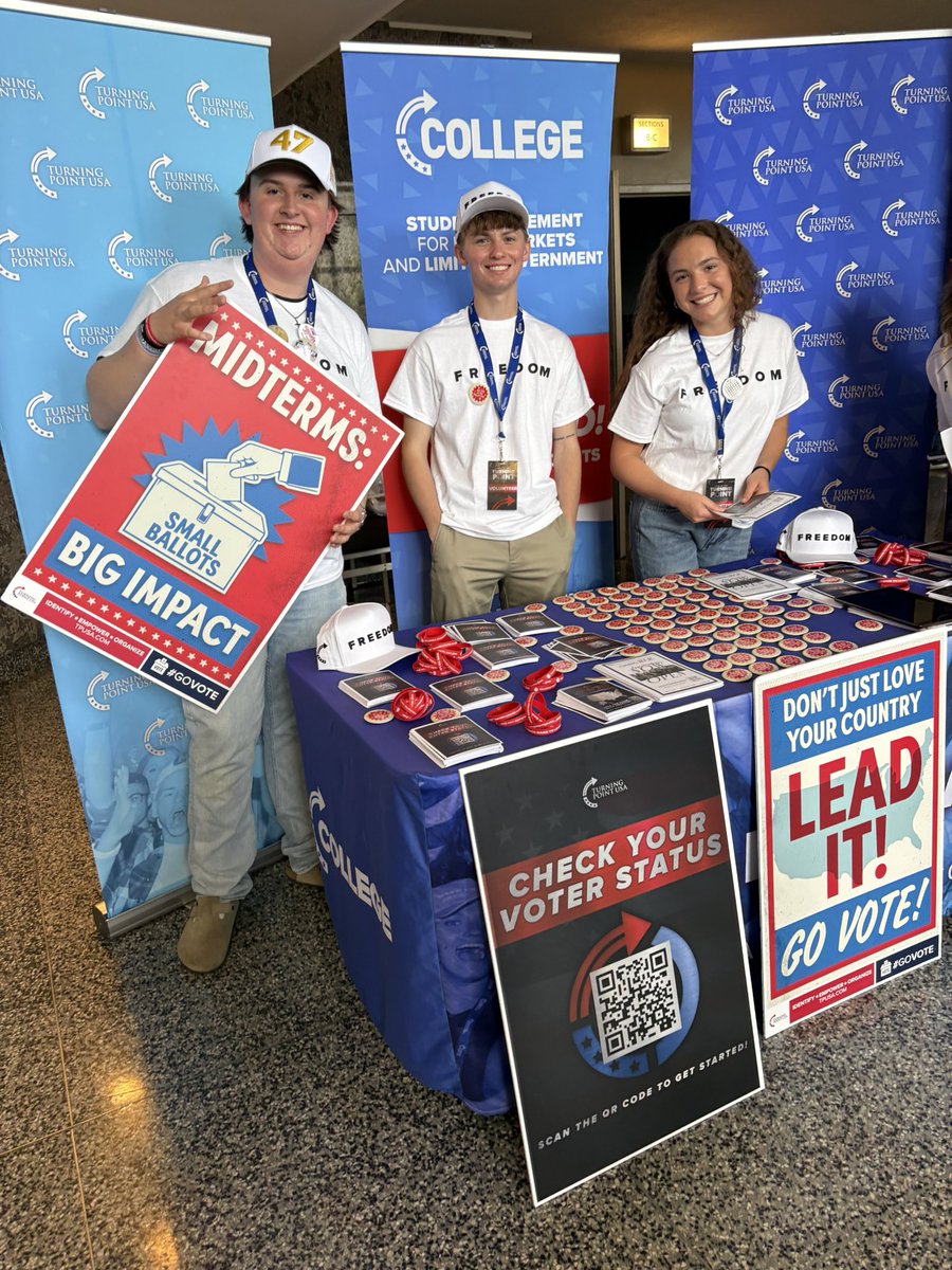 Is your voter registration up to date? Don’t wait until Election Day to find out! 🗳️

<a href="/tpusastudents/">TPUSA Students</a> at the Ohio State University checking their voter status tonight at This is the Turning Point with <a href="/VivekGRamaswamy/">Vivek Ramaswamy</a> <a href="/_ItsSavannah_/">Savannah Chrisley</a> <a href="/LawrenceBJones3/">Lawrence Jones III</a> 🔥

#TPUSA #Vote