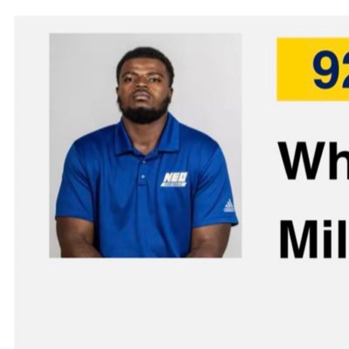 JUCOFFrenzy's tweet photo. On Fire: 2026 (@Norsemen_FB) JUCO DT @themiltonwhite was offered by SEMO, Towson , Samford 
HL https://t.co/npZHrqZgZU… https://t.co/wGc5YT9odJ