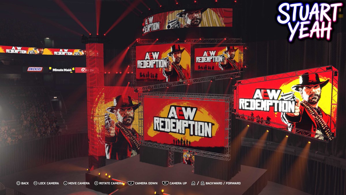StuartYeah's tweet photo. ๐ค AEW REDEMPTION ARENA
๐ฎ WWE 2K26 #WWE2K26
๐ Inspired by Red Dead Redemption 2
๐น Whatever the AEW REDEMPTION stage and set looks like, it's never going to look as cool as this. Fact.
Community Creations hashtags #StuartYeah #AEWRDR2SY #AEWRedemption https://t.co/16SDDROQss