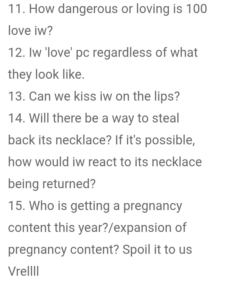 Chilumi1's tweet image. More Ivory Wraith QnAs! I'm regretting my choices now bcs the more I know about it the more jealous I am and the more mad I became. #dol #Degreesoflewdity