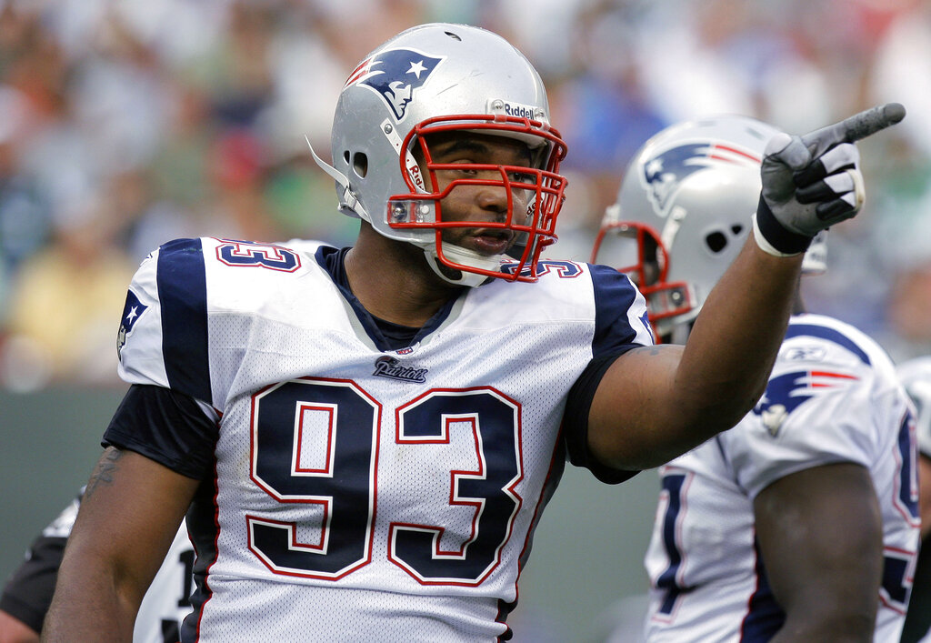PFHOFAmbassador's tweet image. RICHARD SEYMOUR, @Patriots DL
25th ANNIVERSARY
The #6 Pick in the 2001 @NFL Draft from @GeorgiaFootball, Seymour, was named to 5 consecutive Pro Bowls with the Patriots and the @ProFootballHOF Class of 2022 (Per PFR) #NEPats #Patriots #NewEngland #NFL #NFLDraft #NFLNews #NFLX