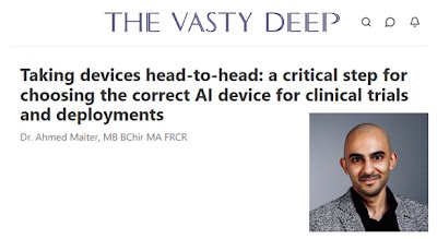 Radiology_AI's tweet image. Dr. Ahmed Maiter discusses the importance of direct comparisons between radiology AI tools in new blog post radiologyai.substack.com/p/taking-devic…  #ComparativeBenchmarking #AI #MachineLearning