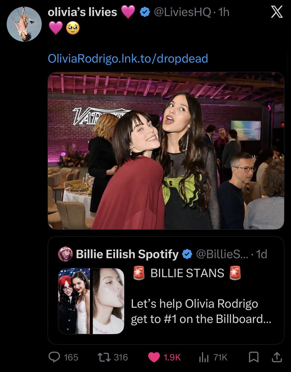 Billie Eilish Spotify tweet media