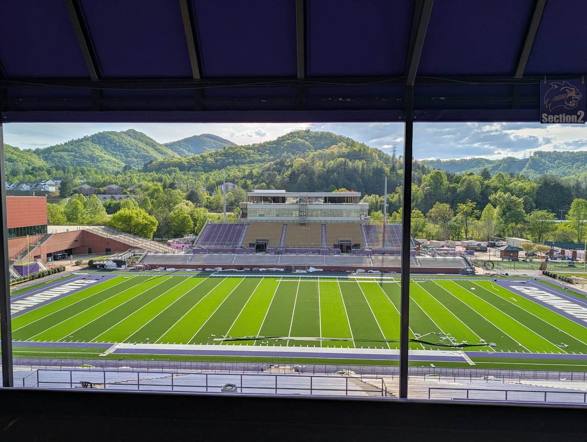 New turf installation in progress. New offices and sky box construction on West side of stands progressing.   View from next season's seats!!  That view does not suck! Beautiful evening in The Whee! <a href="/TCEonSGPN/">The College Experience</a> <a href="/TheColbyD/">Colby Dant</a> <a href="/NC__NicK/">NC__NicK</a>