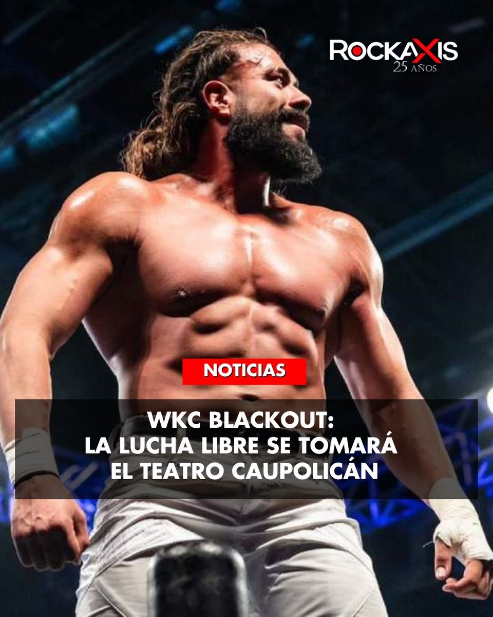rockaxisoficial's tweet photo. 🤼‍♂️ ¡La lucha libre aterriza con todo en el Caupolicán! 🔥

WKC BLACKOUT promete una noche de alto impacto este 15 de mayo, con un cartel que mezcla figuras internacionales y lo mejor del circuito nacional 💥

Desde WWE llega Isla Dawn, sumándose a la presencia de Andrade “El Ídolo” y Ariel Levy, junto a nombres locales como Guanchulo, Roma, Divinna, Jin Kyle, Sara Phoenix y Hans Kaempfer 👊

🎟 Entradas disponibles en @puntoticket 

🔗 Más info. aquí! 👉 https://t.co/kFgGvF1ybO

@this_is_acw