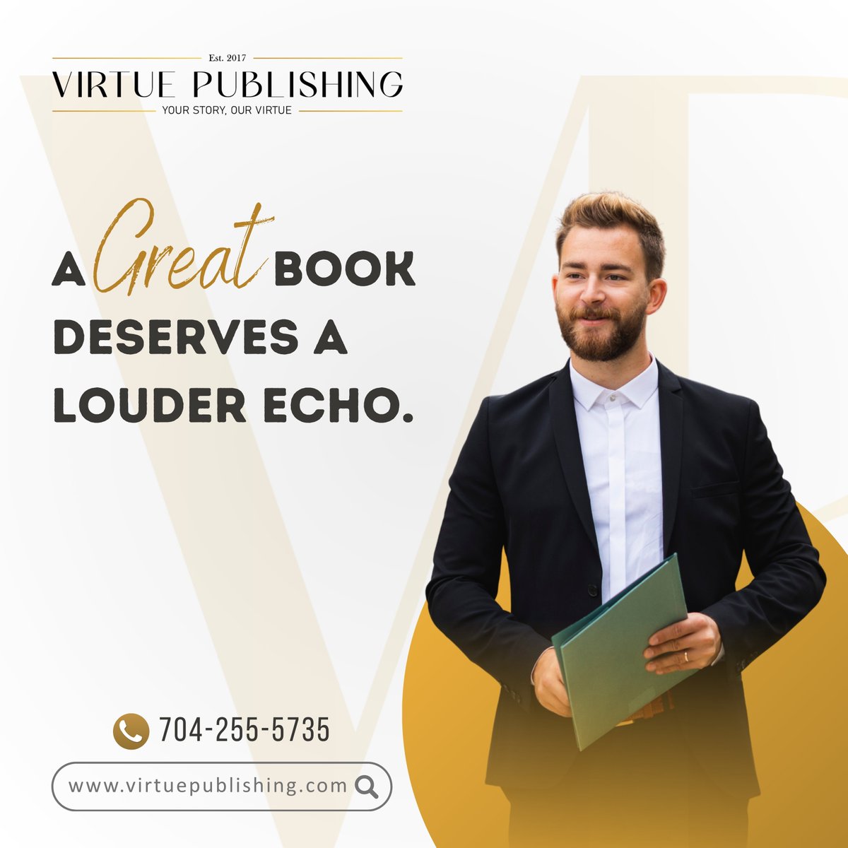 VirtuePub's tweet image. You didn’t write your book to be ignored.
Make it impossible to overlook.
#AmWriting #IndieAuthors #SelfPublishing