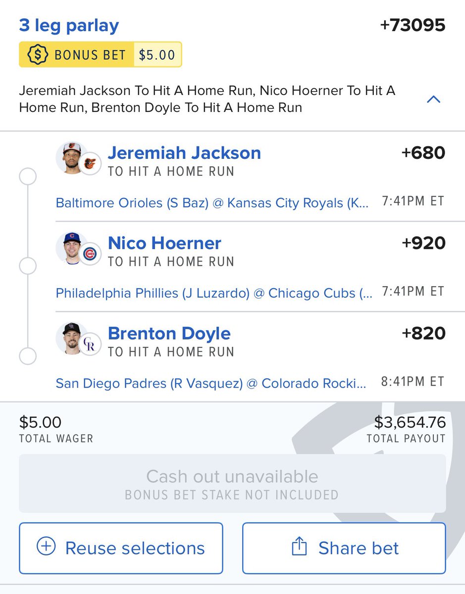 PlayItWithAce's tweet photo. Look up in the sky it’s a bird 🐦 it’s a plane ✈️ 

Just kidding it’s my favorite home run games‼️ 💣 ⚾️ 

Ballparkpal do me right here and let’s see these games have DINGERS 🚀 

#Gambling𝕏 #SportsBettingX #GamblingCommunity #homerun #lotto https://t.co/vpY8mGZ3NS