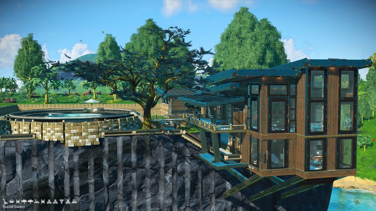 I’m officially moved in! 3,000 parts all uploaded. I seriously love building in No Man’s Sky. I already want to make another one. 😂 
#NoMansSky #NMS #BaseBuilding
<a href="/NoMansSky/">Sean Murray</a> <a href="/hellogames/">Hello Games</a> <a href="/Griff_/">Martin Griffiths</a>