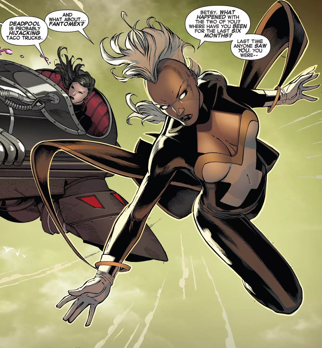 PortalStormBr's tweet photo. 7. X-force

Desenvolvido pelo artista Kris Anka, eu genuinamente tenho ótimas memórias em relação a esse traje, acho que pela solo + uncanny x-force e as interações com a Betsy. https://t.co/rdeMQ2meWY